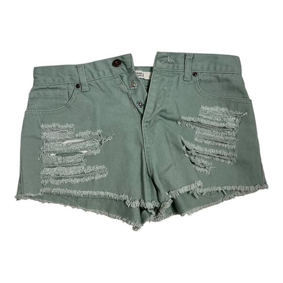 Forever 21 Womens Shorts 27 Distressed Grunge Cut Off Festival Beach - Picture 1 of 5